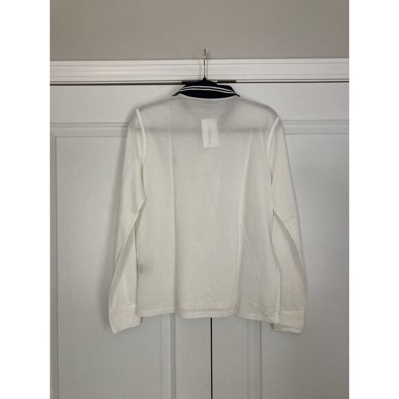 Vintage Ralph Lauren Golf St Biarritz Long Sleeve Polo Shirt Womens Medium - Picture 7 of 9